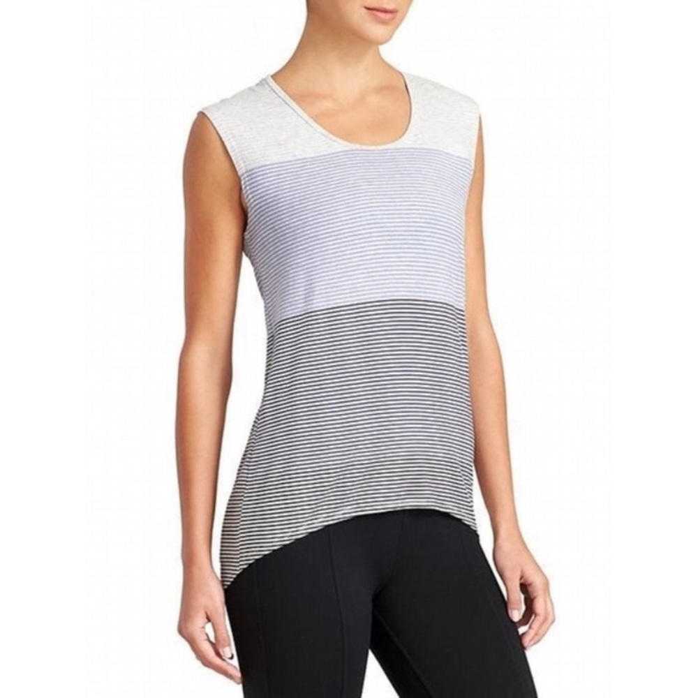 Athleta Wavelength Muscle Tank Colorblock Stripe